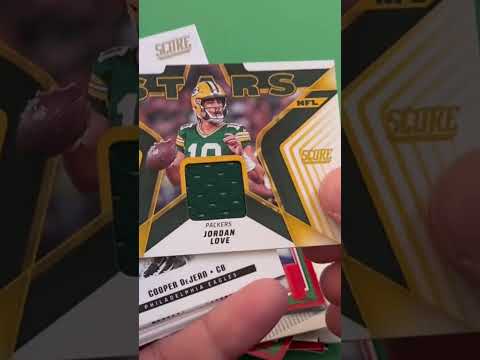 Panini Score Mega Box de tarjetas de camisetas #nfl #tarjetasdeportivas #fútbol #hobby #panini #t...