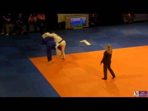 Judo 2014 Dutch Championships: Ansah (ON) - van Gestel (ZN) [-100kg]