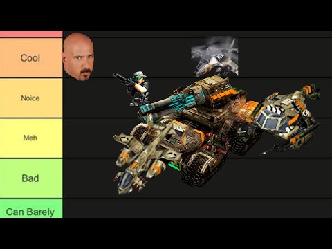 Command & Conquer 3: Kane's Wrath  GDI Tier List