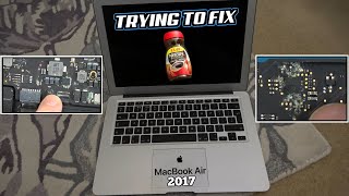 Coffee Damaged 2017 APPLE MACBOOK AIR from eBay - Trying to FIX