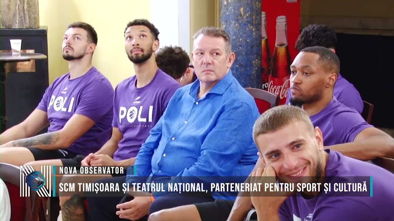 SCM Timișoara și Teatrul Național, parteneriat pentru sport și cultură
