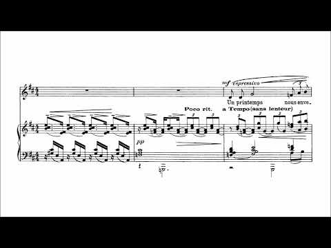 André Caplet – Le vieux coffret for voice and piano (1914-1917)[Score with Baritono recording]