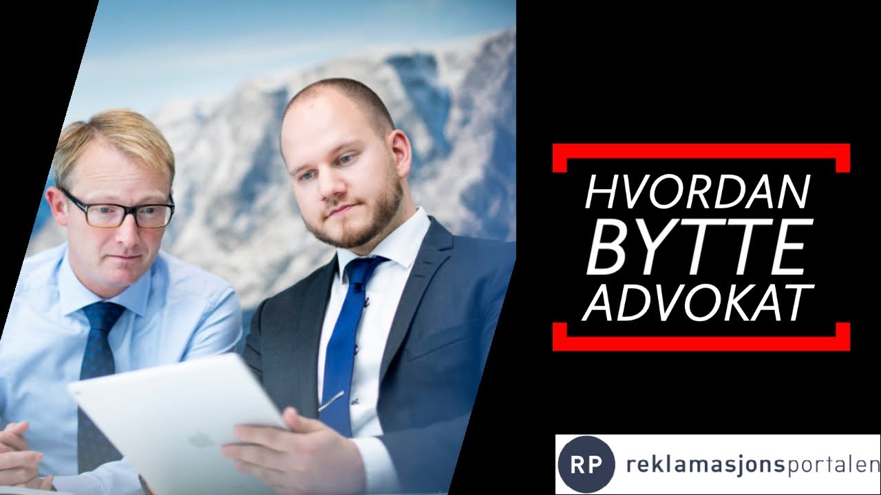 Hvordan bytte advokat