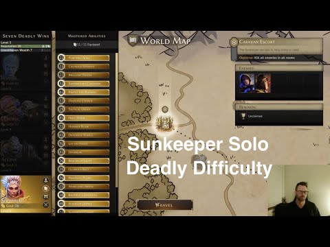 Ep40 Caravan Escort | Sunkeeper Solo | Gloomhaven Deadly Difficulty (Hardest)