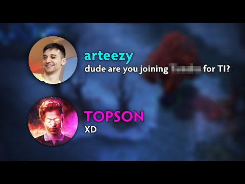 When Arteezy meets Topson in Ranked...again 🙃