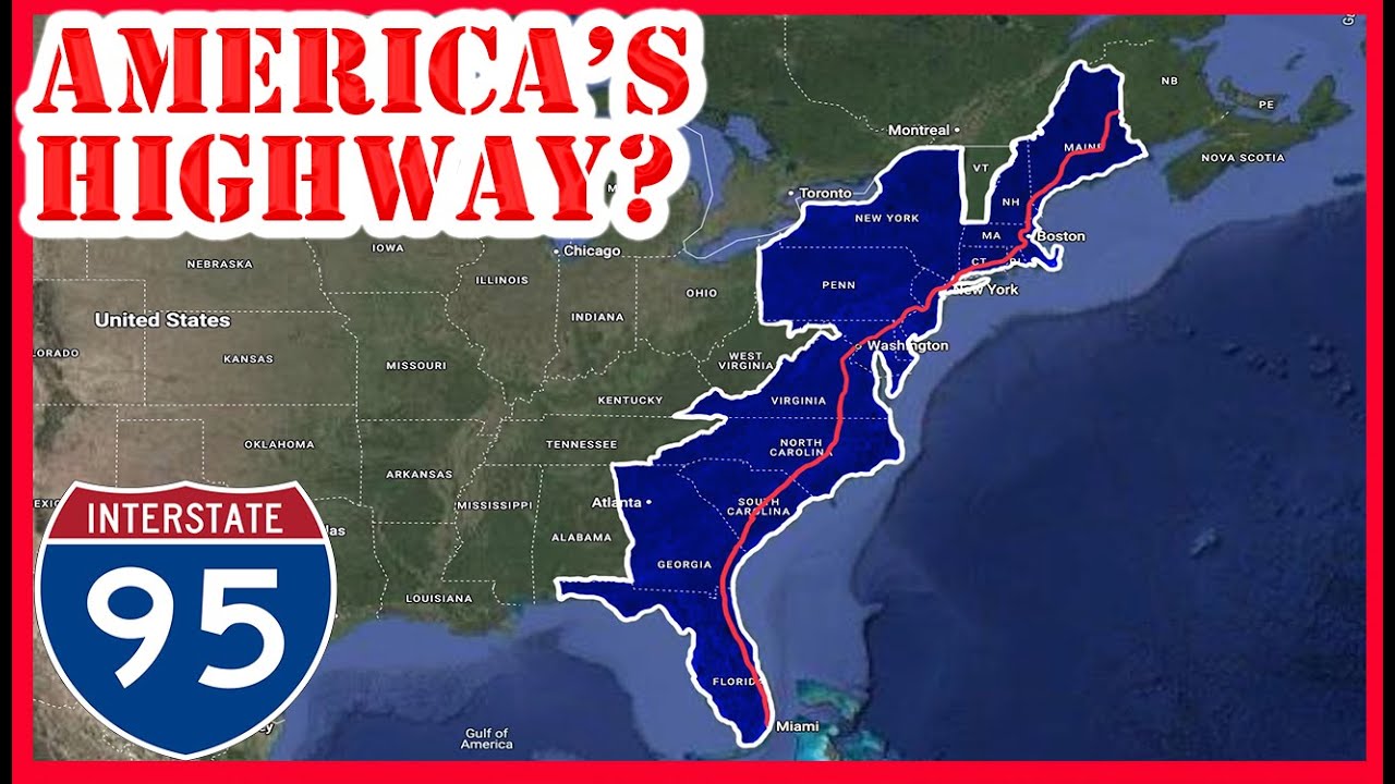 Why Interstate 95 is the BUSIEST Highway in America | What it's Like to Travel I-95