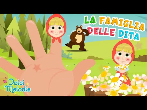 La Famiglia delle Dita 🖐 Papa Dito + 20 minuti di Canzoni per Bambini di Dolci Melodie