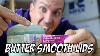 How to Get a Buttery Smooth Pottery Lid with Valve Grinding Compound | Kiln Unloading Tips