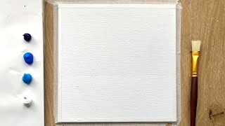 Moonlight Scenery | Easy Acrylic Painting Tutorial for Beginners Step by Step
