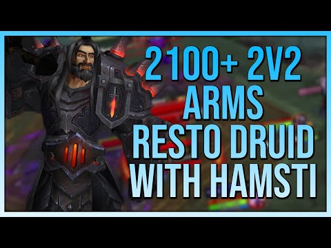 2100+ Arms  Warrior / Resto Druid 2v2 Arena ft. Hamsti - WoW Dragonflight Season 1 PvP