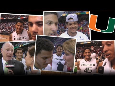 Miami's Julian Gamble Photobombs ACC Tournament | ACCDigitalNetwork