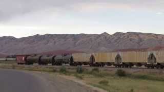 preview picture of video 'BNSF at Greybull, Wyoming'