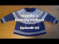 Episode 25 Of Monika S Knitting Podcast My Finished Winter S Night Enchantment Sweater
