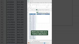 How to visualize data with Python in Excel. 🤯 #excel  #python #tutorial
