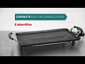 CE224 Electric Countertop Grill and Griddle Plate Product Video