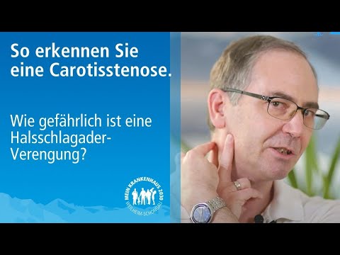 Halsschlagaderverengung / Carotisstenose erkennen & Symptome