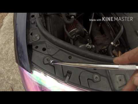 B5.5 passat headlight removal