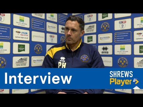 INTERVIEW | Paul Hurst Pre AFC Telford United - Town TV