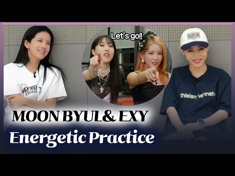 [4K] MAMAMOO Moon Byul&WJSN EXY Wanna One Energetic Practice!! (ENG SUB)