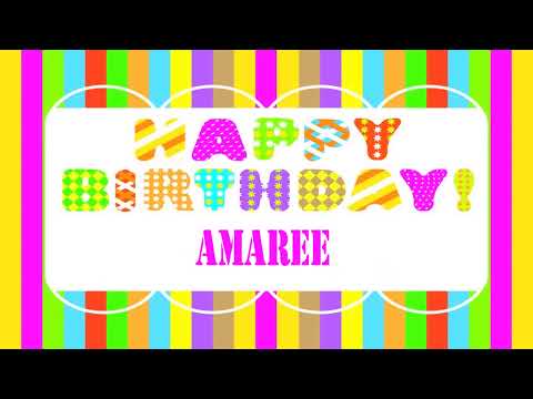 Amaree Birthday Wishes  - Happy Birthday AMAREE