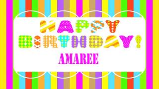 Amaree Birthday Wishes  - Happy Birthday AMAREE
