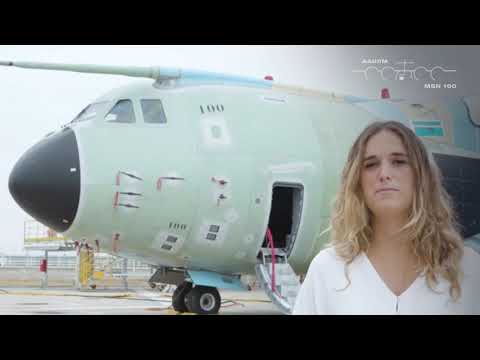 A400M final assembly line in Seville Spain