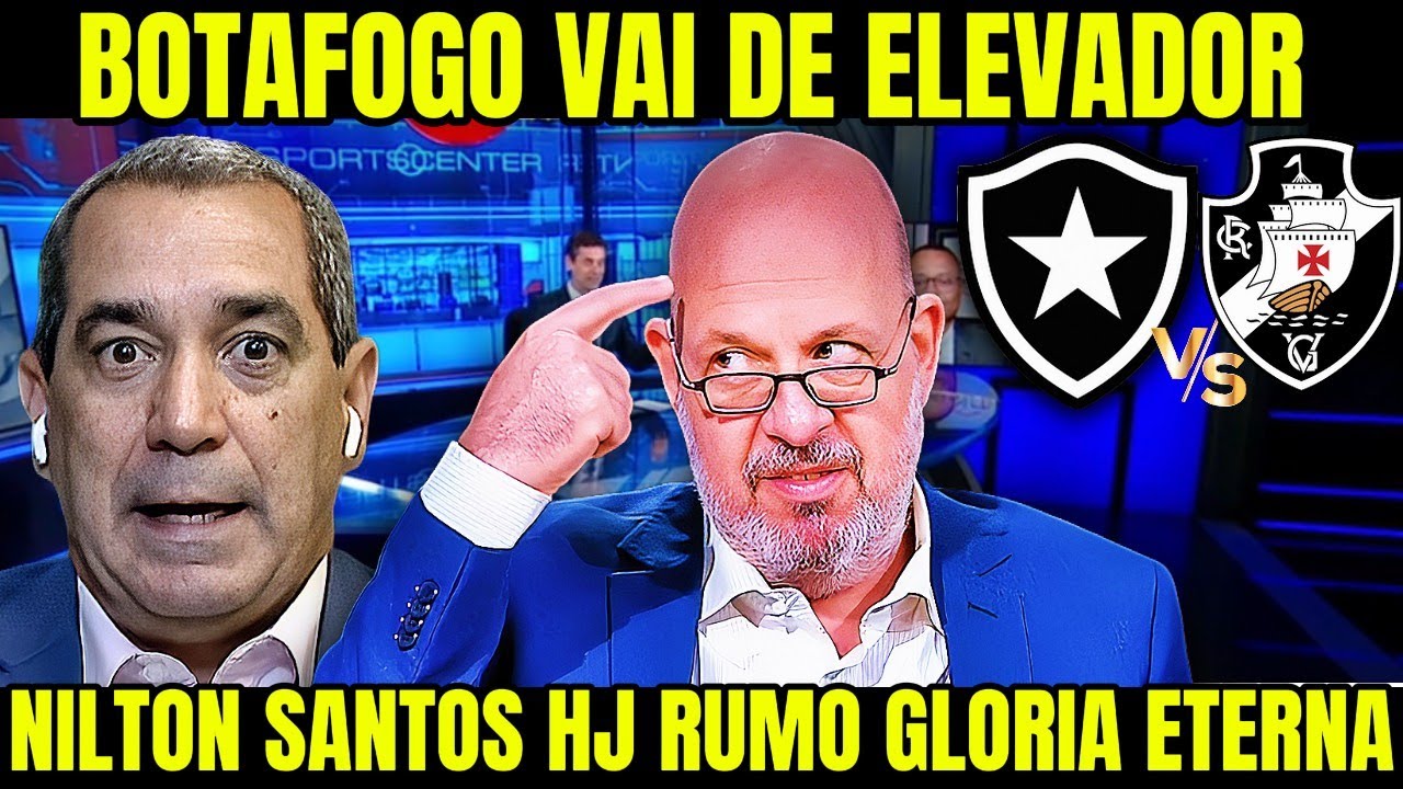 BOTAFOGO VAI SUBIR DE ELEVADOR NO JOGO DE HOJE CONTRA O VASCO ESTADIO NILTON SANTOS FAMOSO TAPETINHO