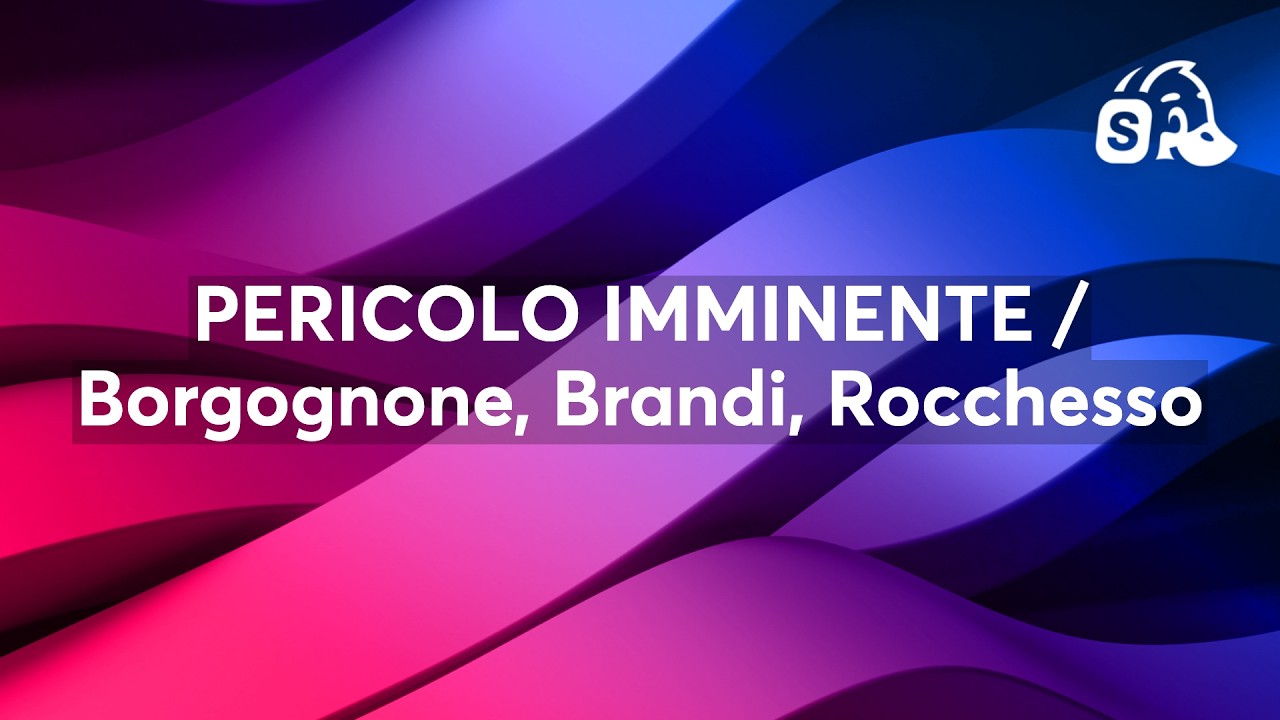 PERICOLO IMMINENTE / Borgognone, Brandi, Rocchesso