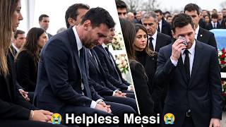 Messi Breaks Down in Tears at His Father’s Funeral 💔😭