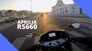 My first time riding a SPORTBIKE! Aprilia RS660 test Ride!