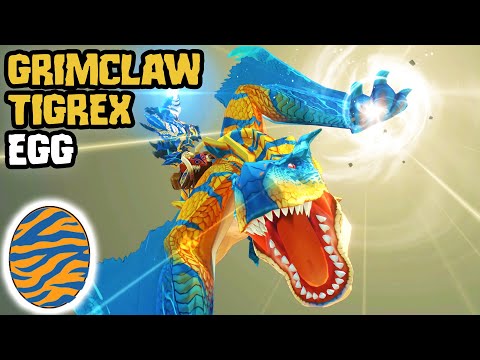 GRIMCLAW TIGREX DEVIANT MONSTER EGG IN ALCALA SUPER RARE MONSTER DEN - MONSTER HUNTER STORIES 2