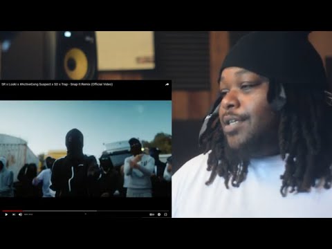 #CharlieRed989| SR x Loski x #ActiveGxng Suspect x SD x Trap - Snap It Remix Video American Reaction