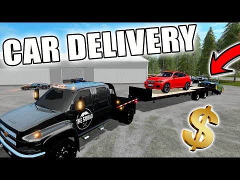 DELIVERING SOLD CARS | TRUCKING TUESDAY | DEALERSHIP | FARMING SIMULATOR 2017