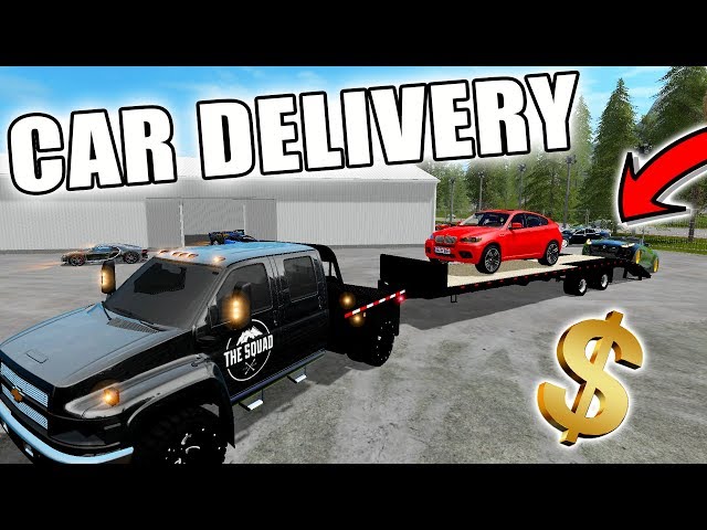 DELIVERING SOLD CARS | TRUCKING TUESDAY | DEALERSHIP | FARMING SIMULATOR 2017