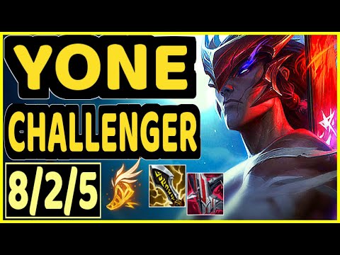 PLEX (YONE) - 8/2/5 KDA CHALLENGER GAMEPLAY - KR