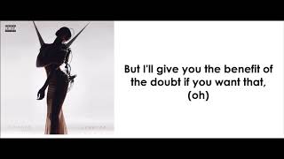 Tinashe - No Contest (lyrics)