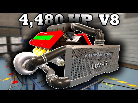 The Most Powerful V8 Engine Ever! (LCV 4.2) | Automation The Car Company Tycoon Game