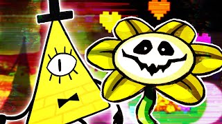 Bill Cipher vs Flowey the Flower. Snakebite Rap Battles (Gravity Falls vs Undertale) video thumbnail