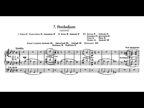 Liszt: Requiem für Orgel - 7. Postludium
