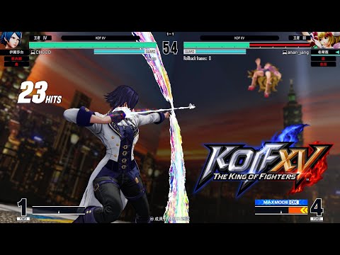 KOF15  Luong/Kyo/Sylvie vs Athena/Iori/Elisabeth casual gamer Replay Match by Allen. steam