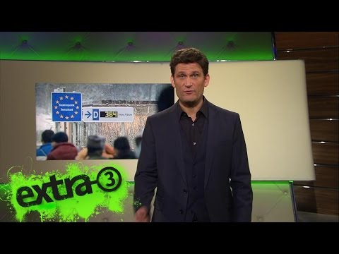 Christian Ehring zur Debatte einer Höchstgrenze für Flüchtlinge | extra 3 | NDR