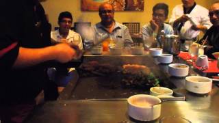 preview picture of video 'Teppanyaki Koch in Japan Restaurant - Grand Palladium Resort - Kantenah, Riviera Maya, White Sands'