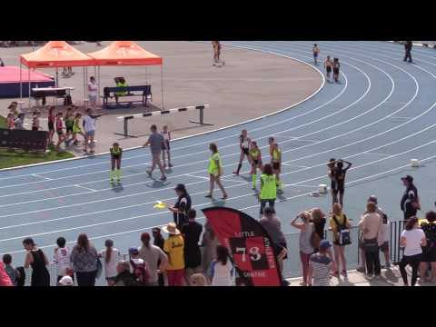 2017 STATE TRACK & FIELD CHAMPIONSHIPS: GIRLS U11 60M HURDLES FINAL // LAVicTV