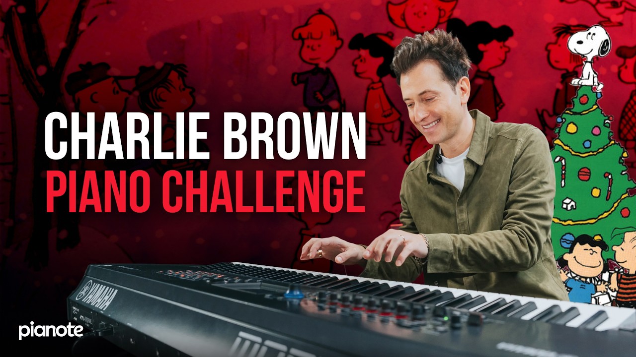 Jazz Pianist Attempts ‘Skating’ (Charlie Brown) on the Spot