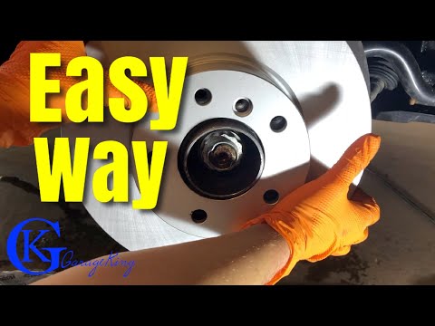 BMW 3 series xDrive Front Brake Rotor replacement (F30)