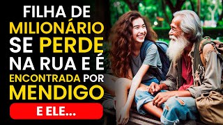 FILHA de MILIONÁRIO se PERDE na rua e é ENCONTRADA por MENDIGO, e ELE...