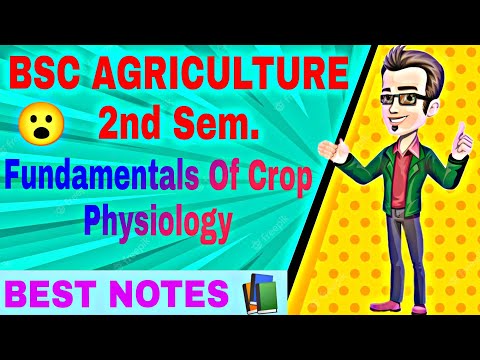 bsc ag second semester crop physiology bsc ag crop physiology notes Mayank Tripathi