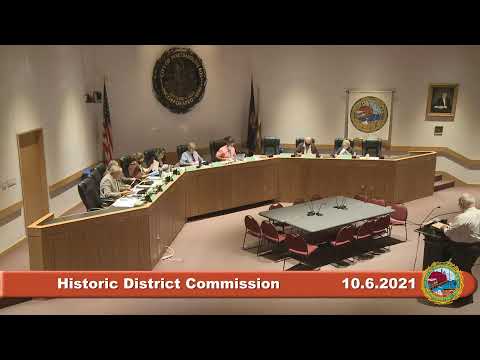 10.6.2021 Historic District Commission