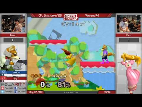 CFL Smackdown 128 Melee - Gravy (Fox) vs Oaty (Peach) - Winners R4