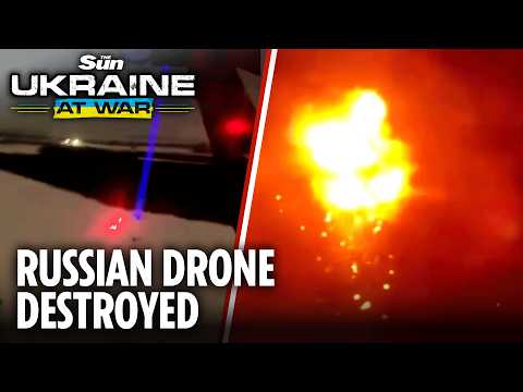 Ukrainian gunner uses laser targeting to shoot down Russian Shahed drone with M134 minigun